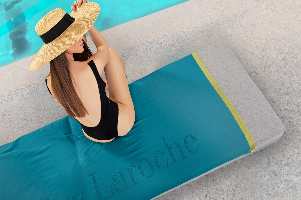 Πετσέτα Θαλάσσης Double Petrol 90x180