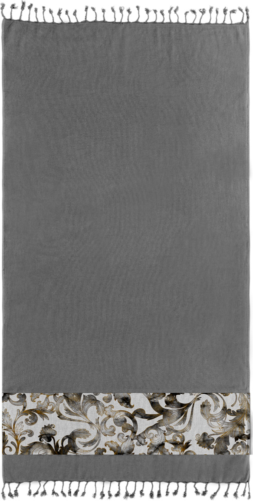 Πετσέτα Θαλάσσης - Παρεό Pestemal 20 Anthracite 90x170