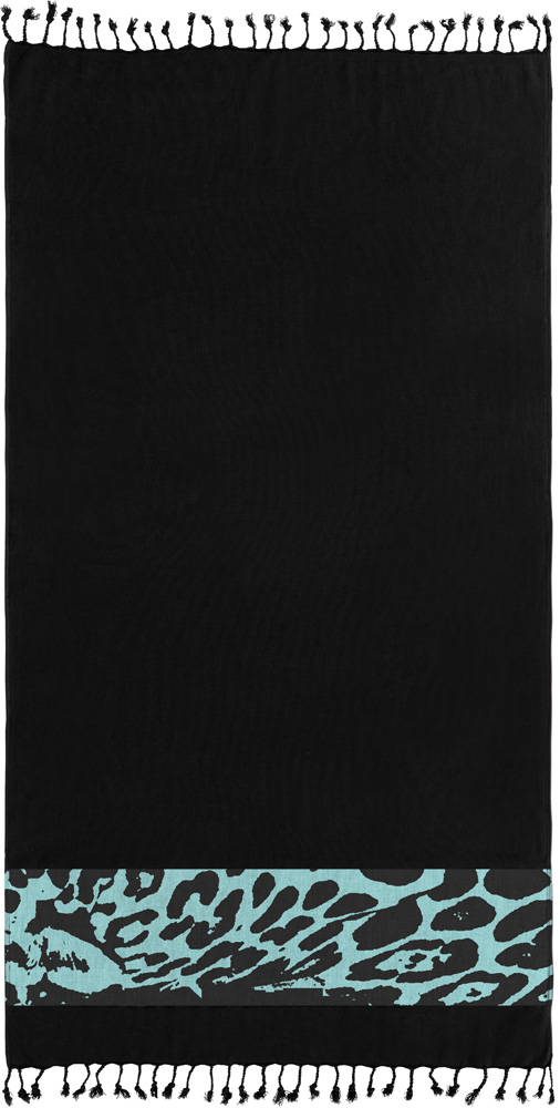 Πετσέτα Θαλάσσης - Παρεό Pestemal 24 Black 90x170