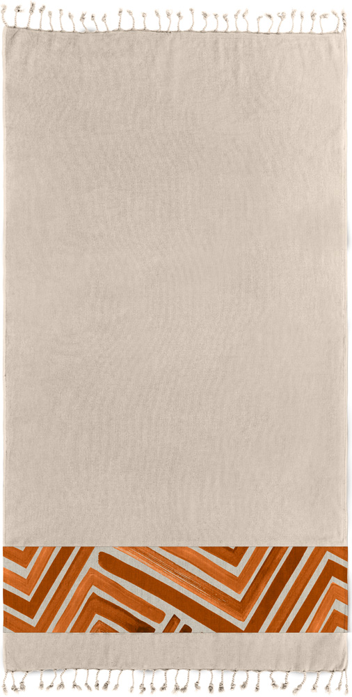 Πετσέτα Θαλάσσης Pestemal 19 Beige 90x170