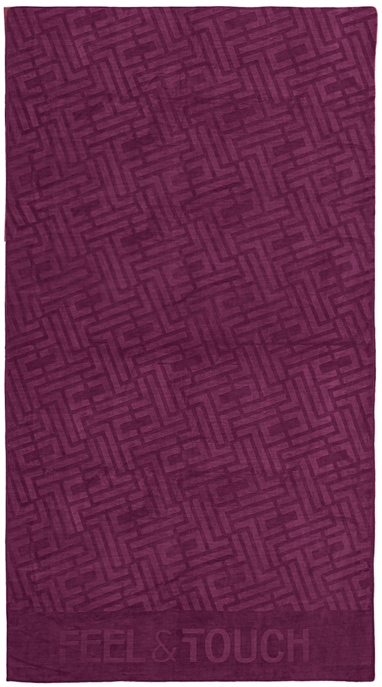 Πετσέτα Θαλάσσης Icon Aubergine 90x170