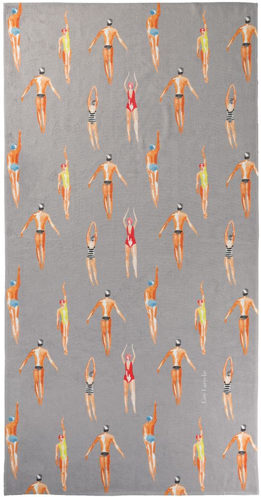 Πετσέτα θαλάσσης Velour 1911 Smoke 90Χ180