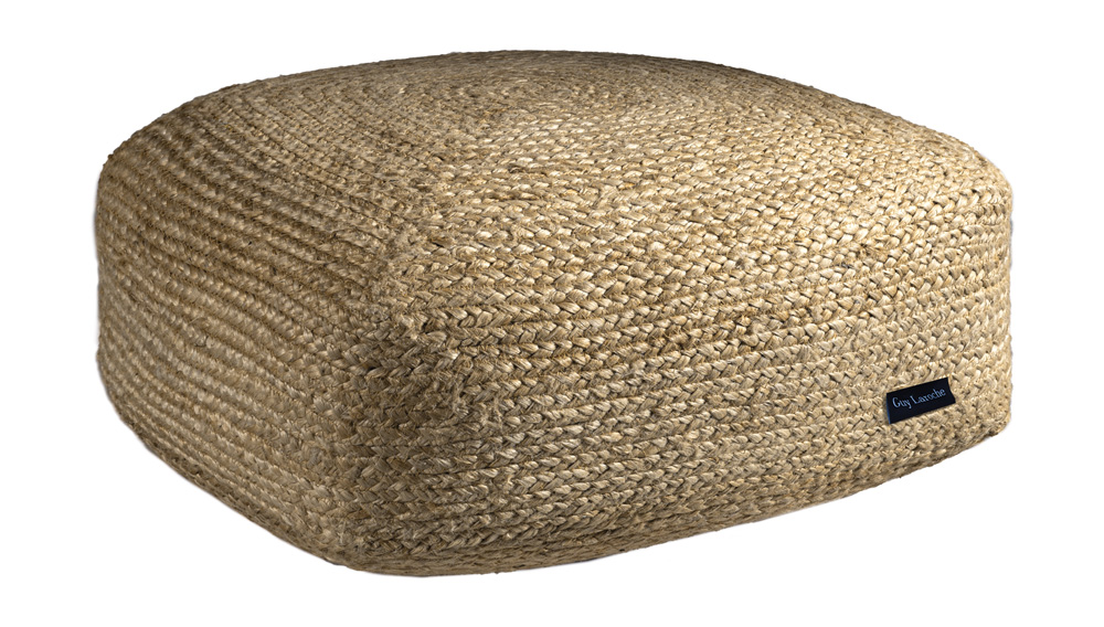 Πούφ Boho Natural 65x65x30