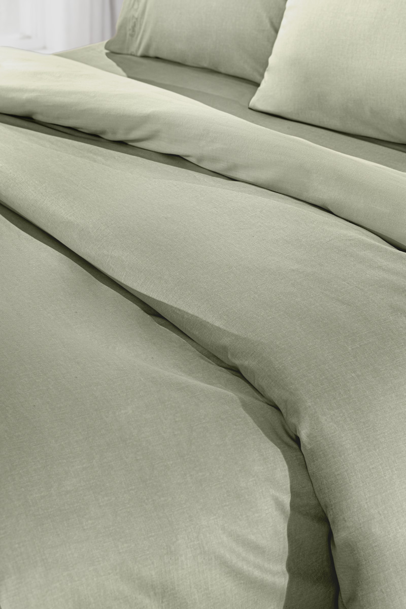 Σεντόνι Color Plus Khaki Με Λάστιχο