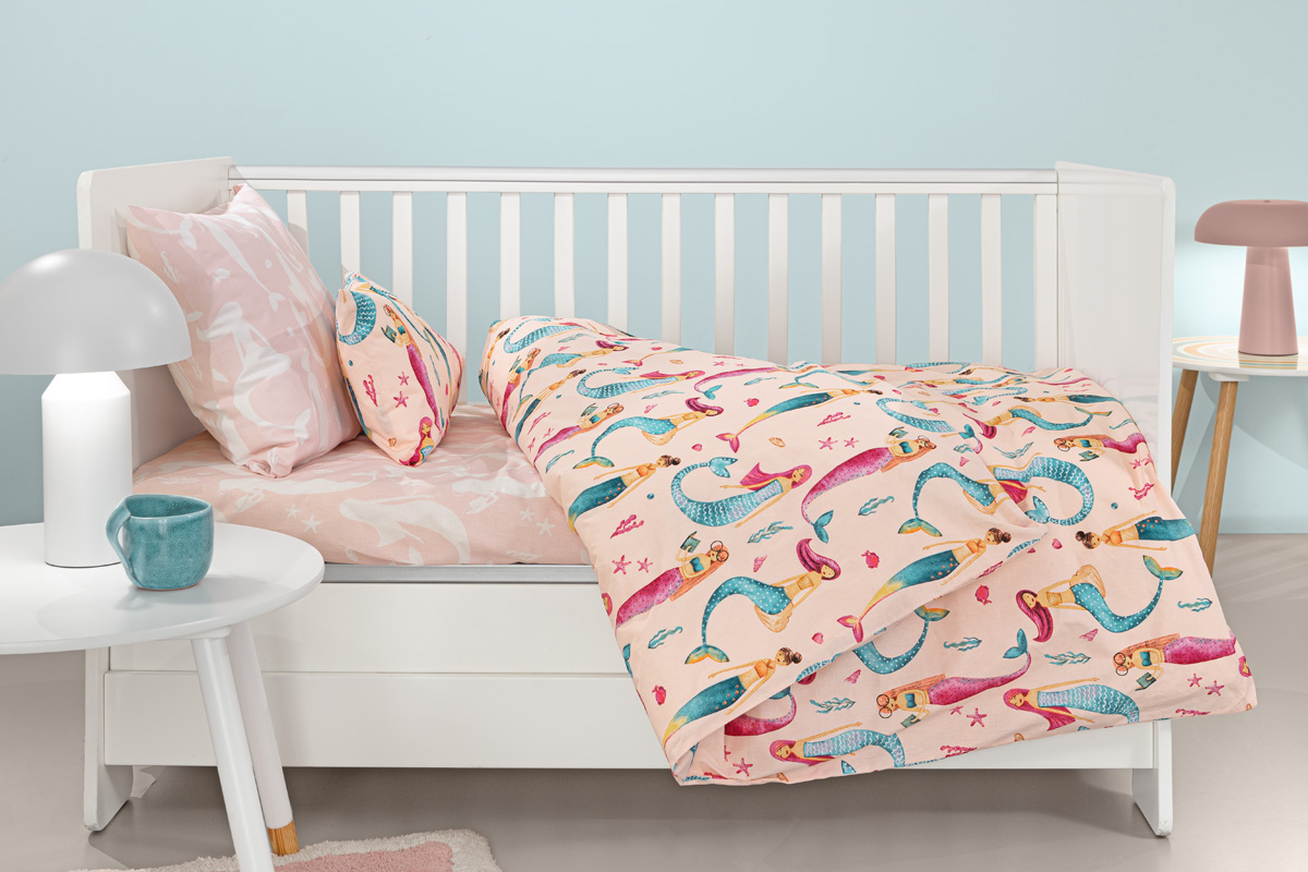 Σετ 3τμχ Βρεφικά Σεντόνια Merida Salmon