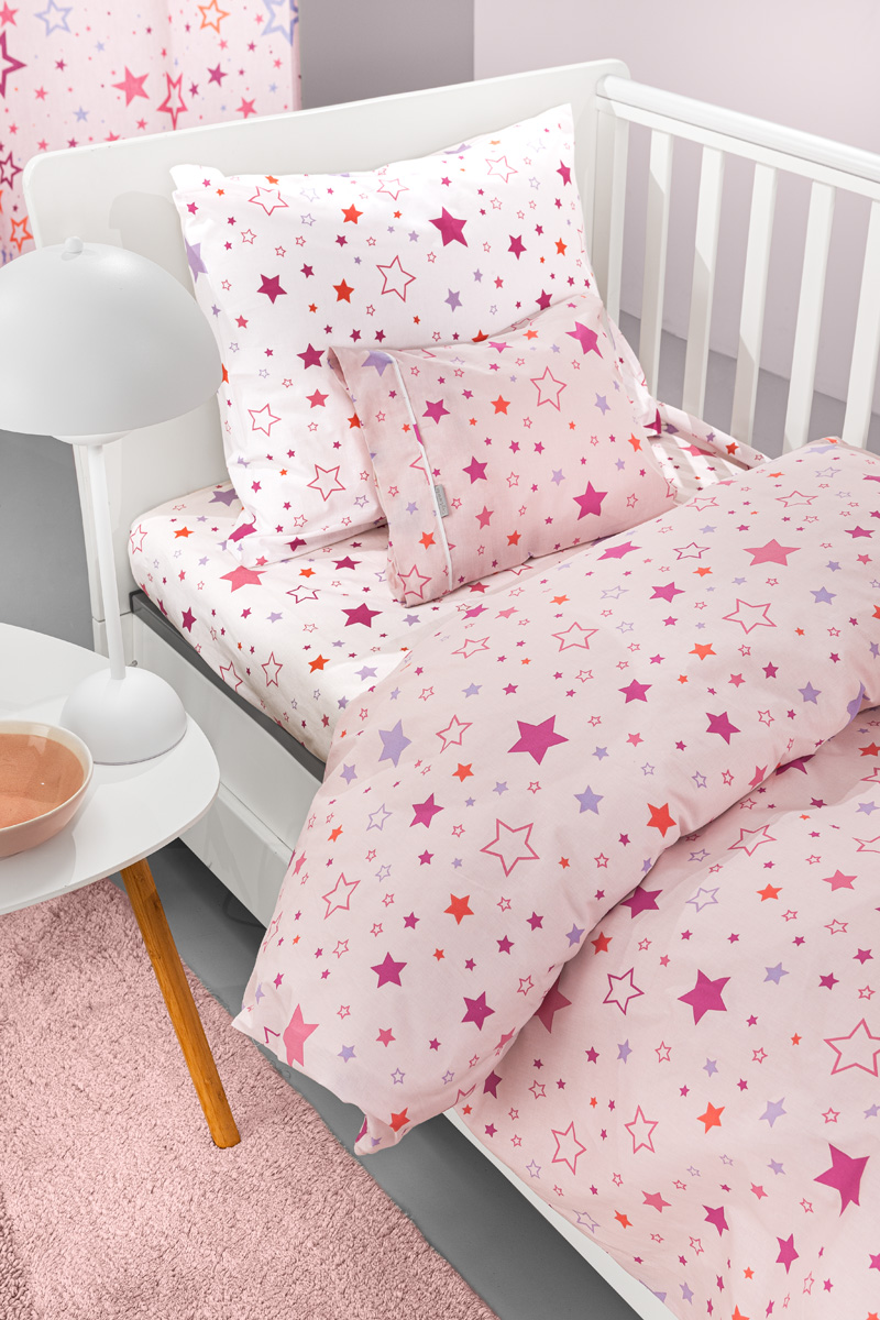 Σετ 3τμχ Βρεφικά Σεντόνια Starland Pink