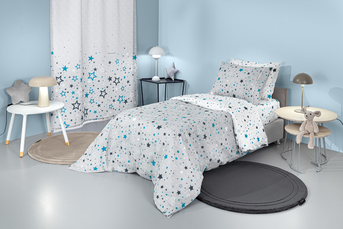 Σετ 3τμχ Παιδικά Σεντόνια Starland Silver με Λάστιχο