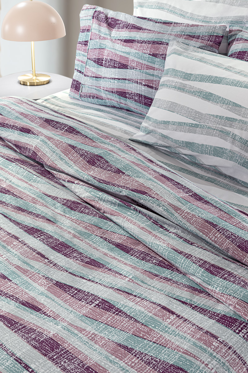 Σετ 3τμχ Παπλωματοθήκη Active Iris