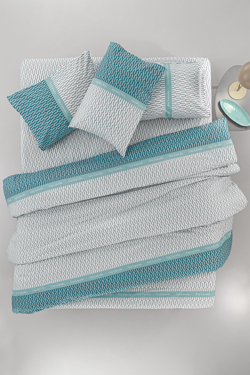 Σετ 3τμχ Παπλωματοθήκη Status Petrol