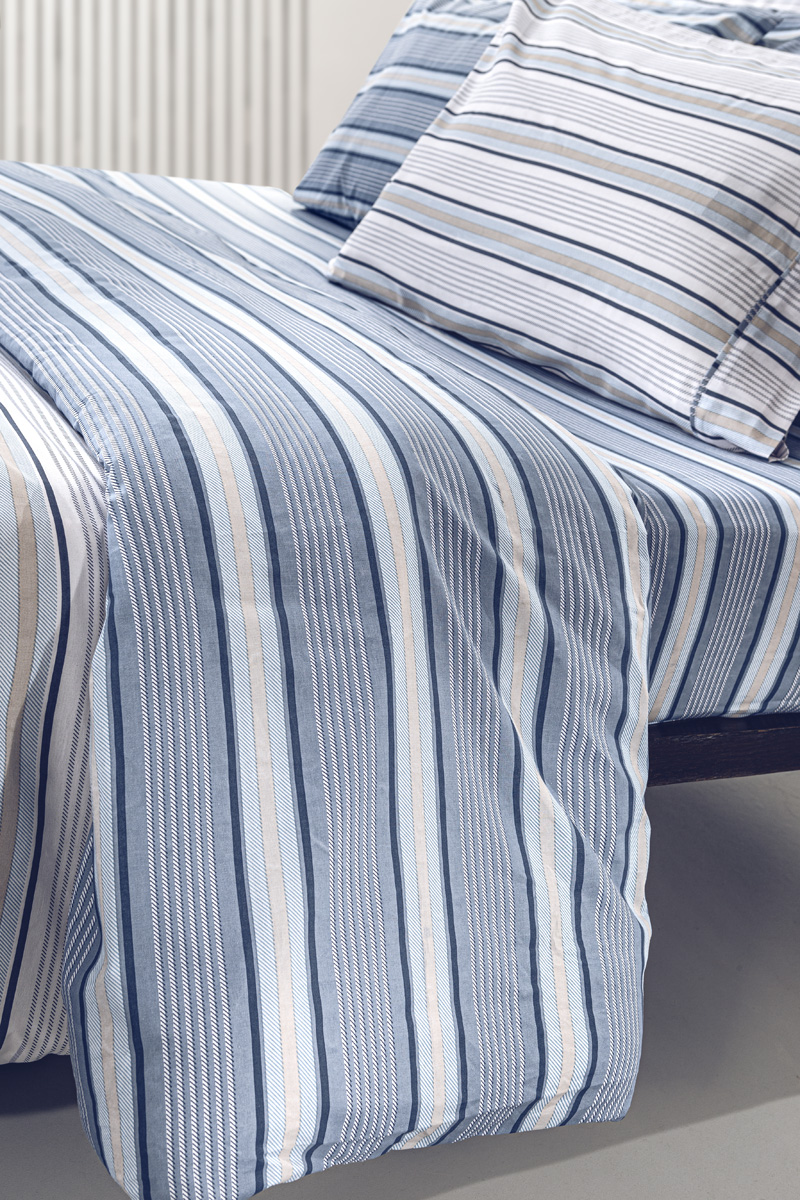 Σετ 4τμχ Σεντόνια Pinstripe Denim