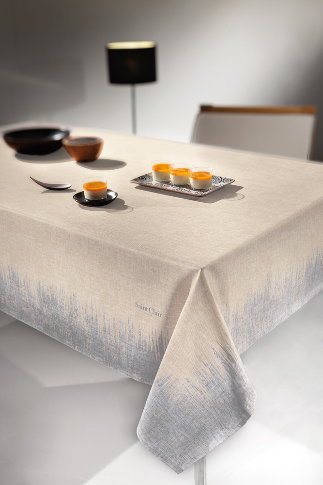 Τραπεζομάντηλο 1021 Beige Silver 145x145