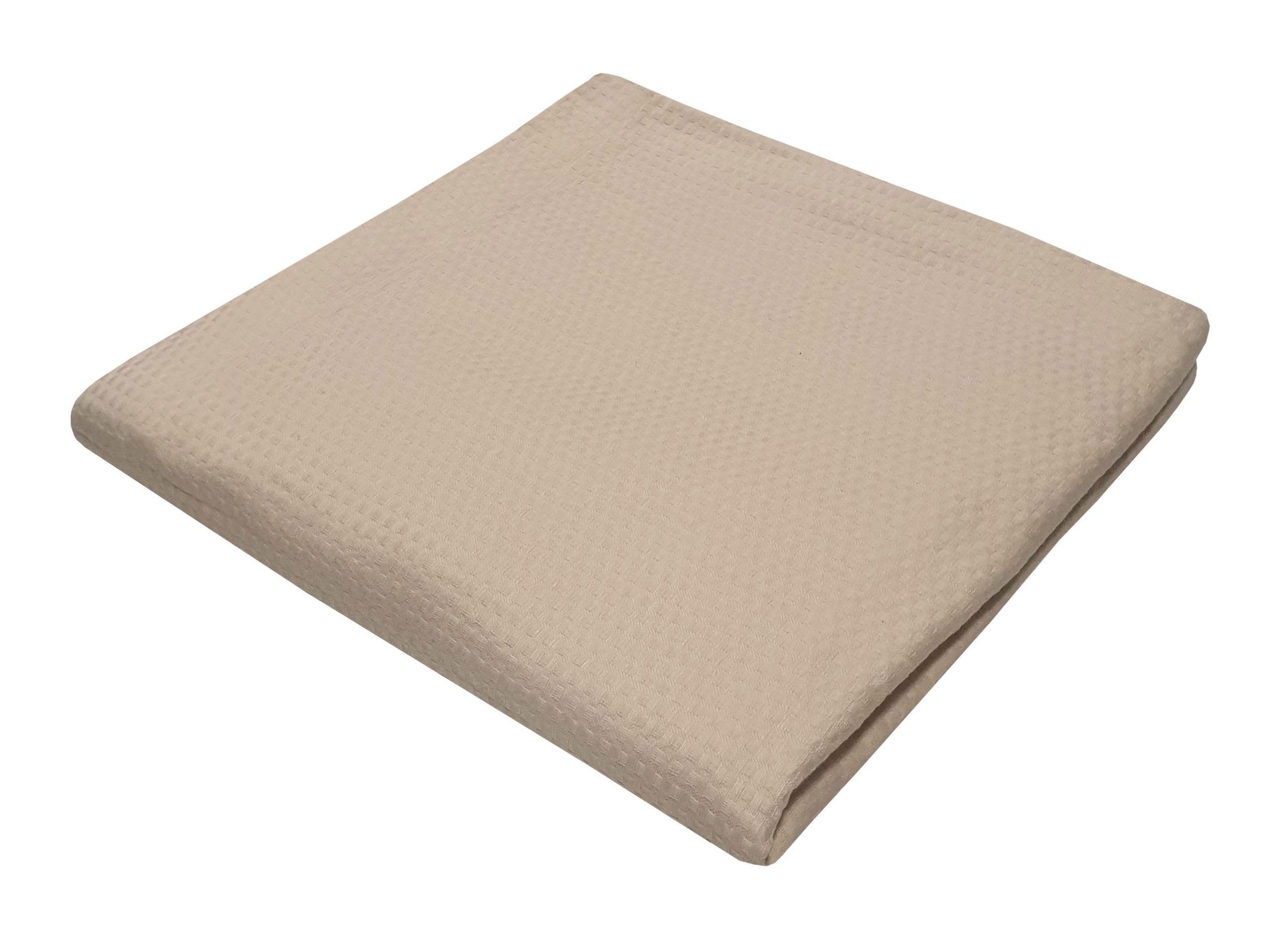 Κουβέρτα Πικέ Le Blanc Sanforized Cotton 100% Σούπερ Υπέρδιπλη 240x260 Beige