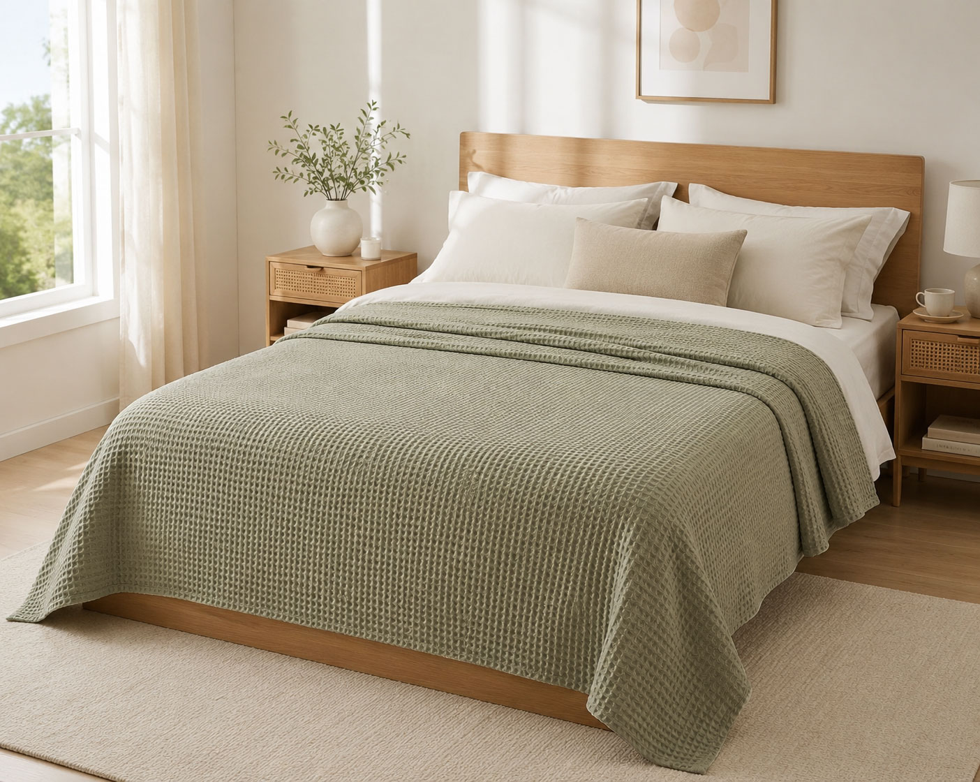 Κουβέρτα Πικέ LeBlanc Reactive Sanforized Cotton 100% Μονή 160x240 Grey