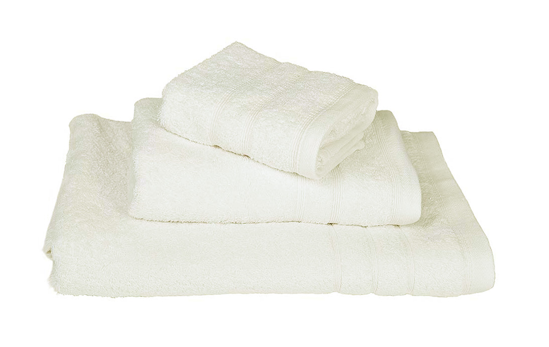 Πετσέτα ΚΟΜΒΟΣ Πεννιέ 500γρ/μ2 Cream Σώματος 75x145