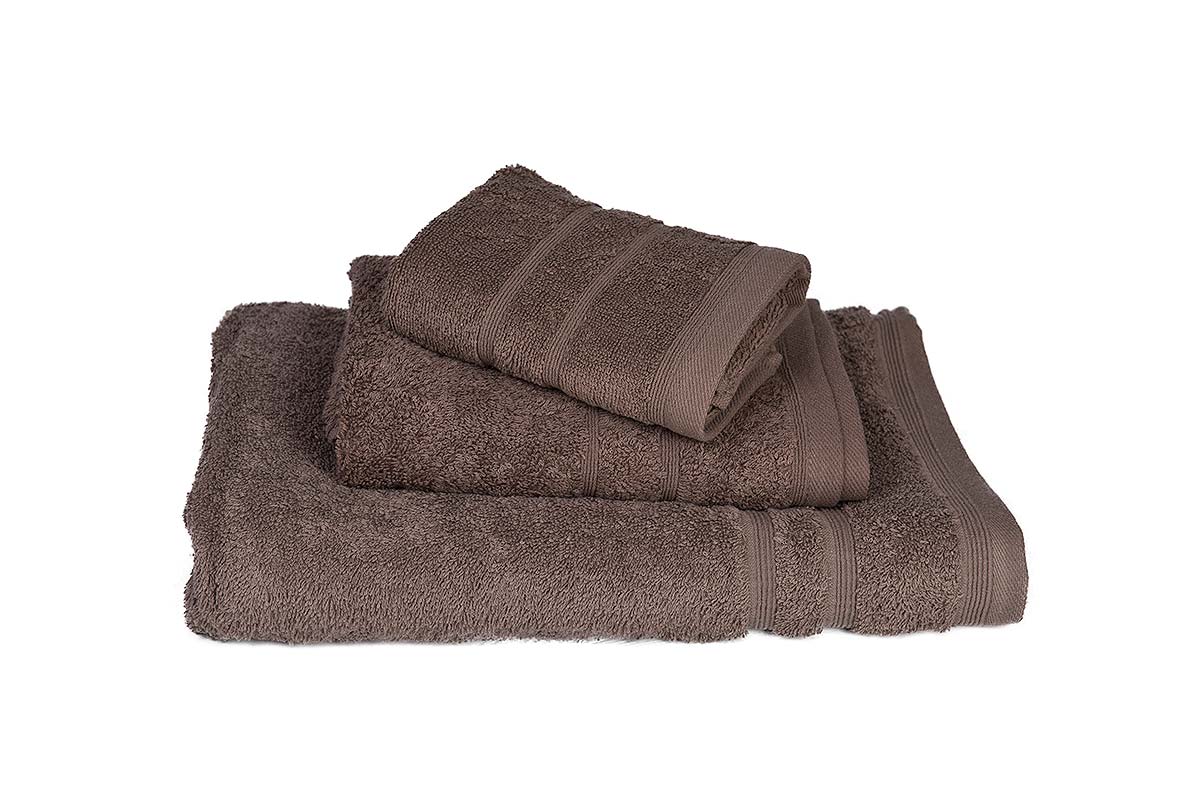 Πετσέτα ΚΟΜΒΟΣ Πεννιέ 500γρ/μ2 Καφέ Χειρός 40x60 Πετσέτα ΚΟΜΒΟΣ Πεννιέ 500γρ/μ2 Καφέ Χειρός 40x60