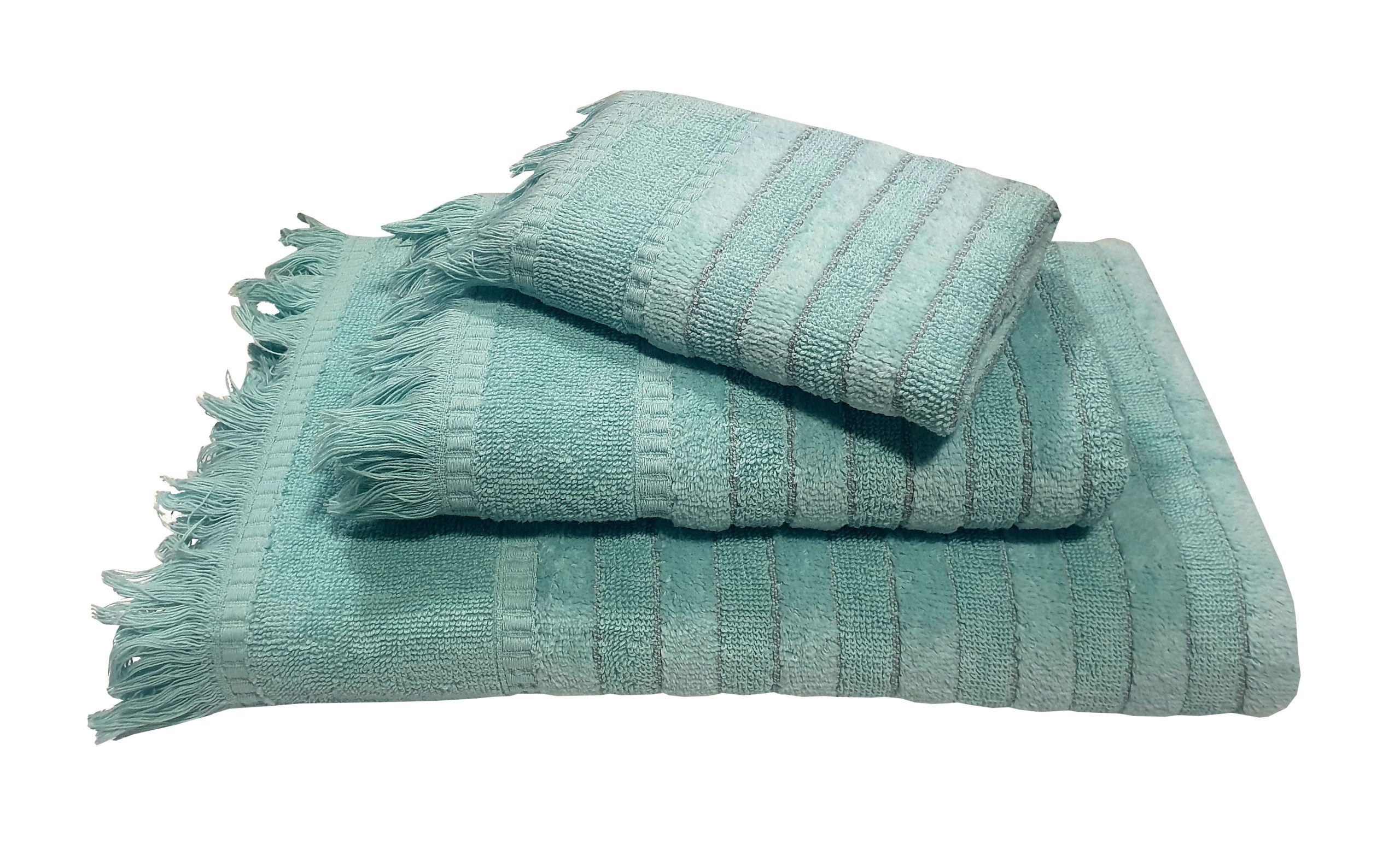 Πετσέτα Le Blanc Πεννιέ Ζακάρ 550gr/m2 PAROS Mint Σώματος 70x140