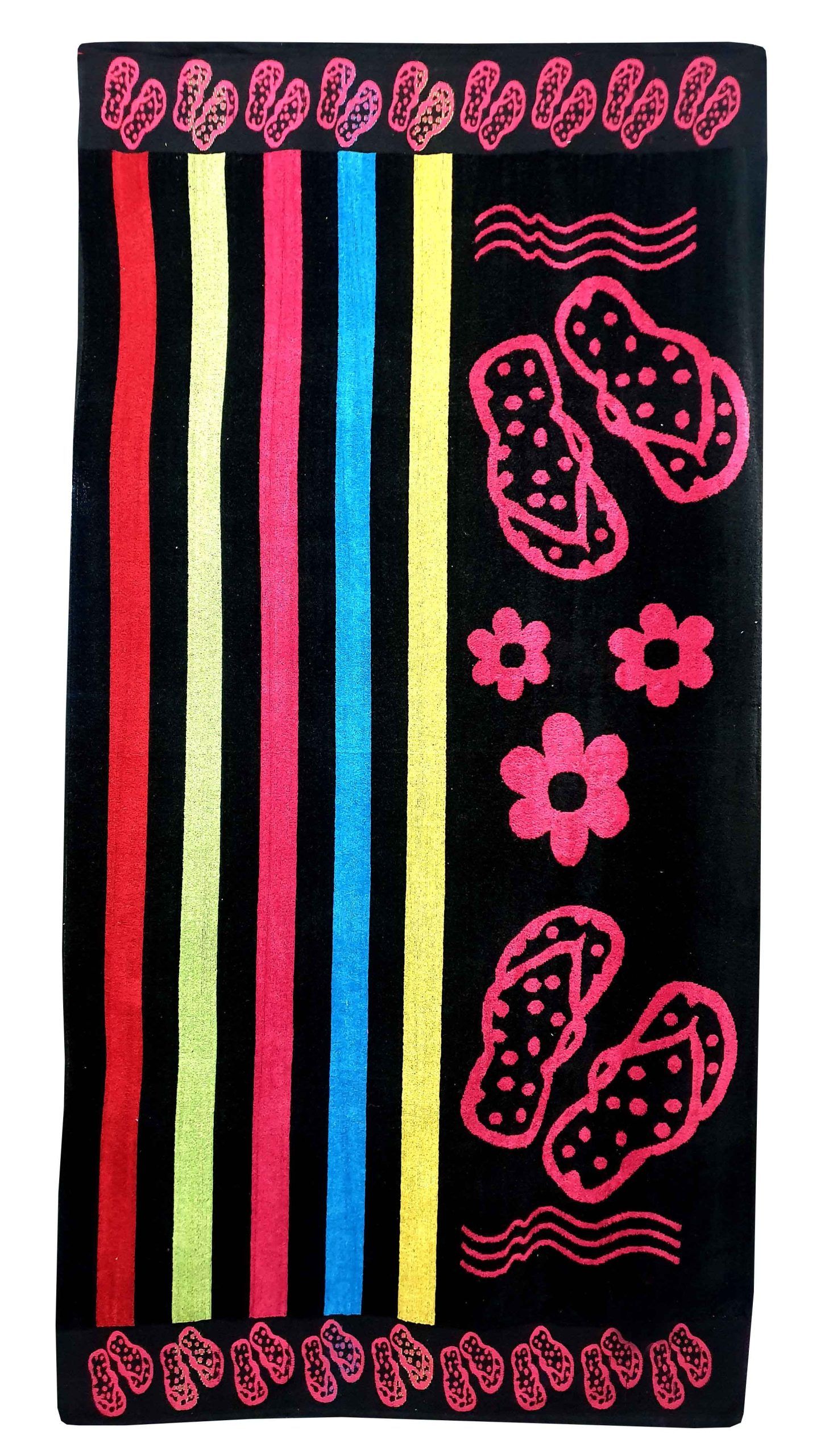 Πετσέτα Θαλάσσης ΚΟΜΒΟΣ Βελουτέ Zakar Design 12 Cotton 100% 85x160