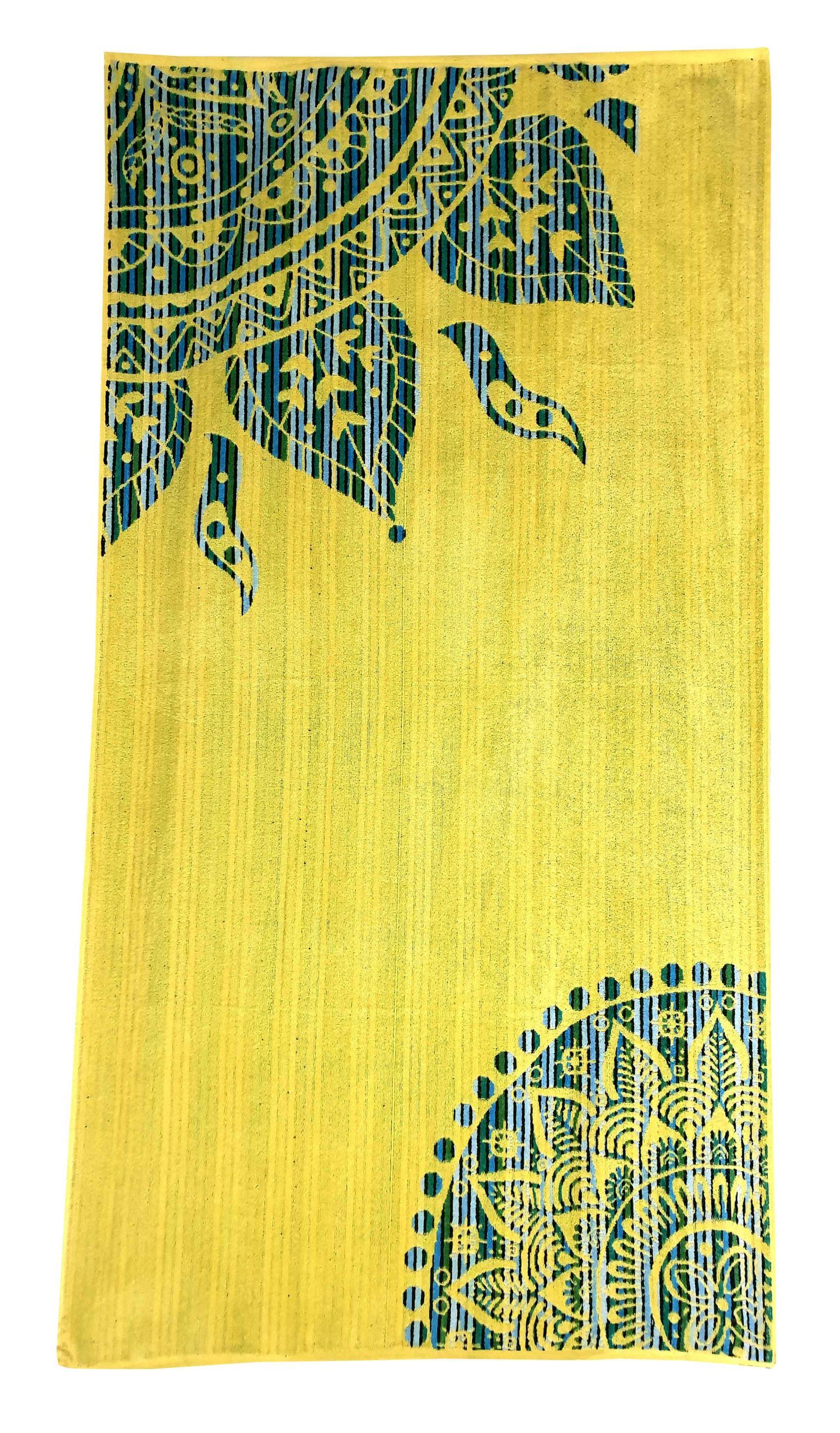 Πετσέτα Θαλάσσης ΚΟΜΒΟΣ Βελουτέ Zakar Design 5 Cotton 100% 85x160