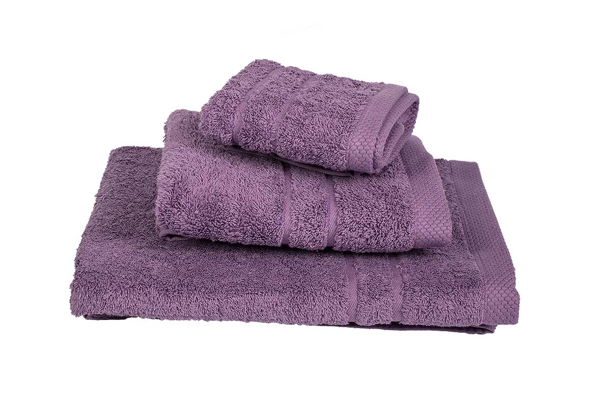 Σετ Πετσέτες 3 τμχ Le Blanc Πεννιέ 600γρ/μ2 Lilac (40x60, 50x95, 80x145)