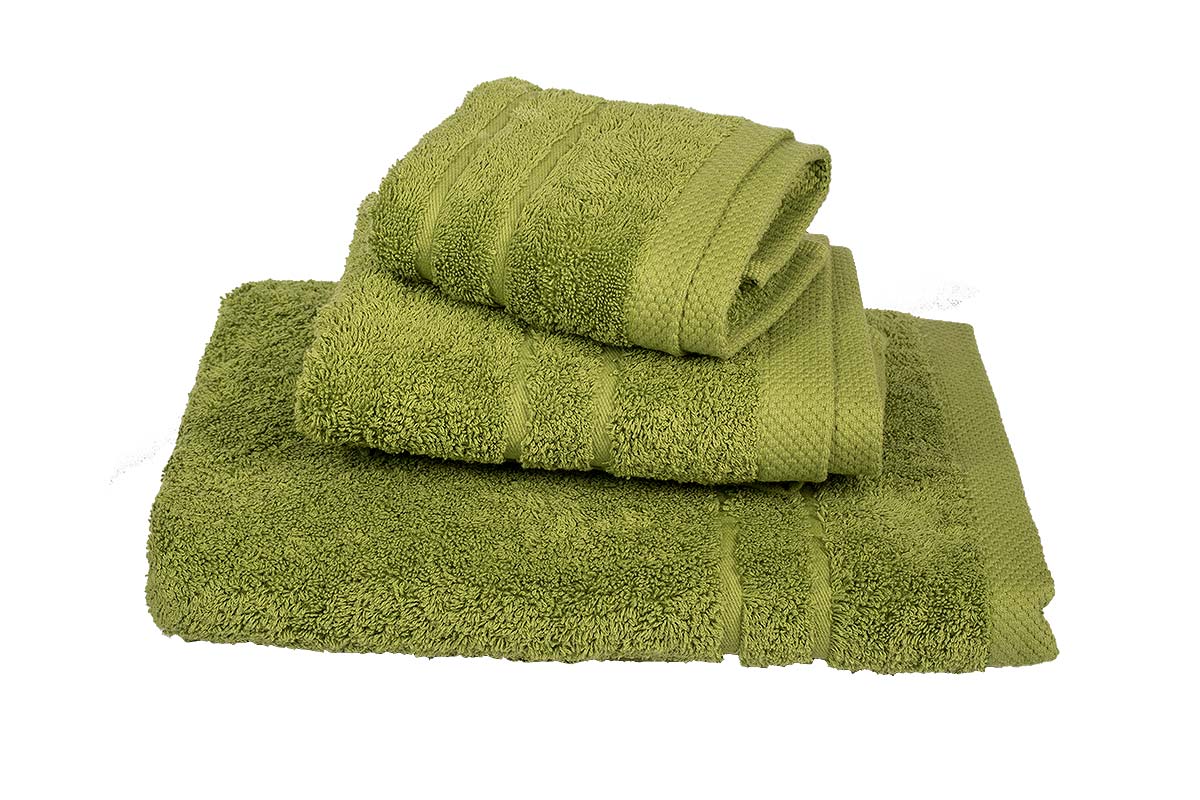 Σετ Πετσέτες 3 τμχ Le Blanc Πεννιέ 600γρ/μ2 Olive (40x60, 50x95, 80x145)