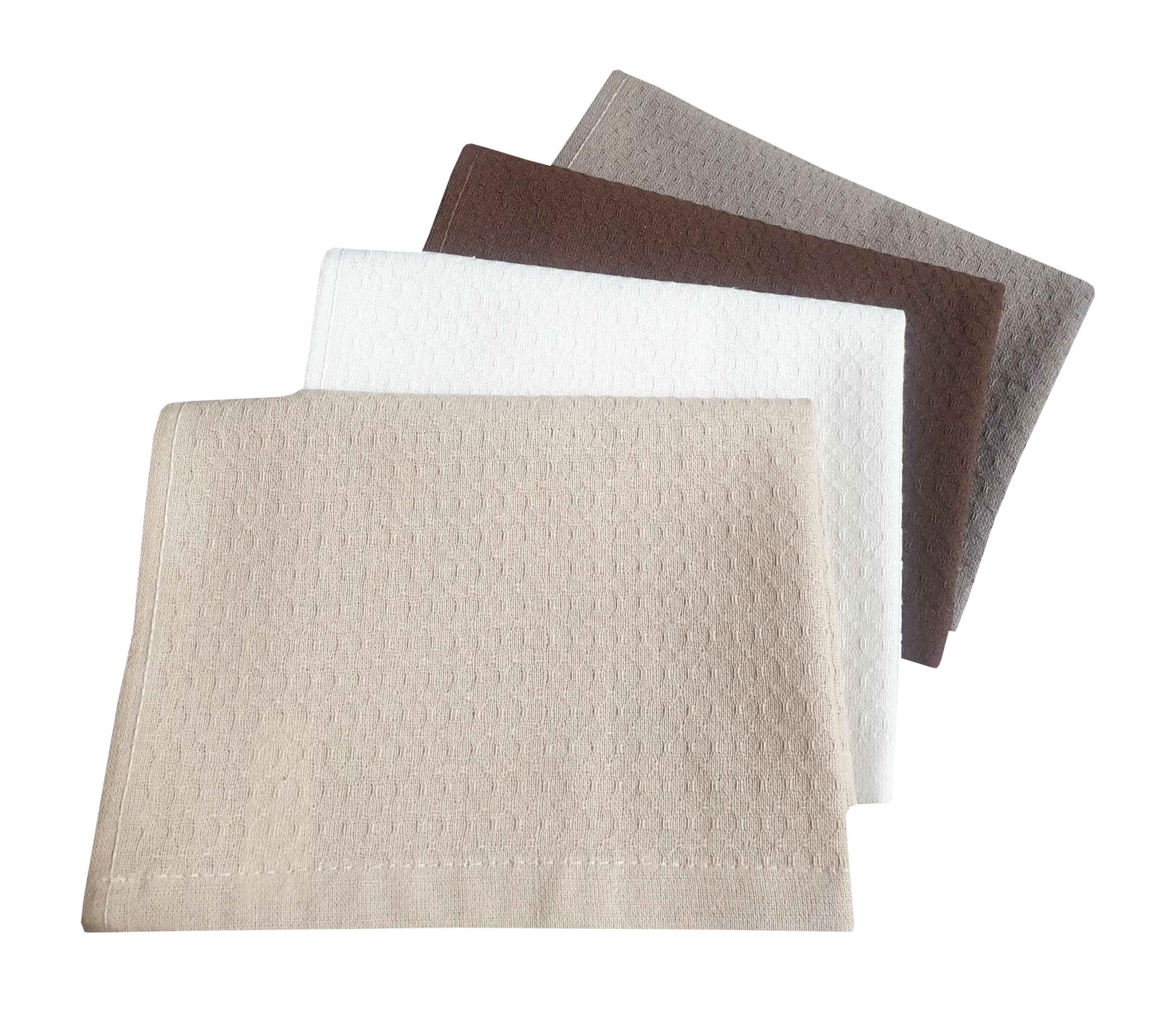 Σετ Ποτηρόπανα 4τεμ.ΚΟΜΒΟΣ Πικέ PLAIN 100% Cotton 40x60 Natural MIX Σετ Ποτηρόπανα 4τεμ.ΚΟΜΒΟΣ Πικέ PLAIN 100% Cotton 40x60 Natural MIX