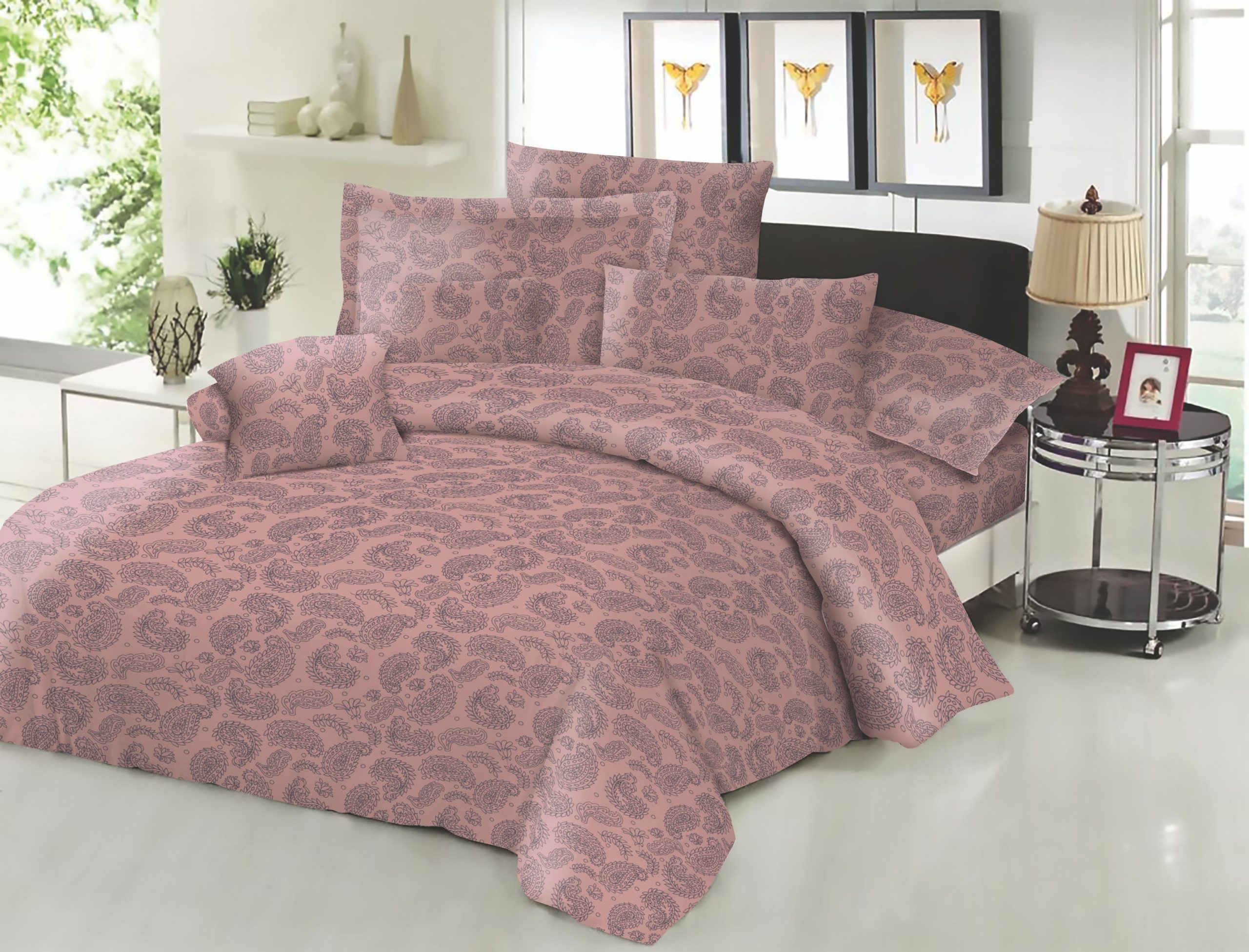 Ζεύγος μαξιλαροθήκες ΚΟΜΒΟΣ Cotton Line Printed Lahor Rotten Apple 50x70