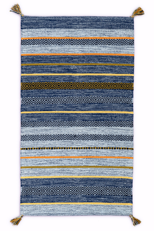 Χαλί Βαμβακερό Mykonos Multi 070X200 KoulisCarpets