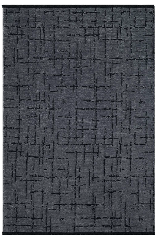 Χαλί Kilim Eco 123 Anthracite 064X180 KoulisCarpets