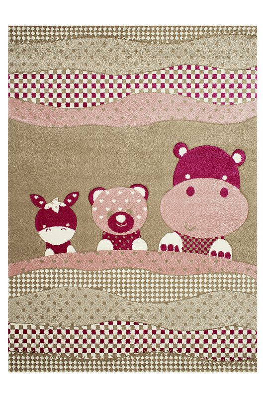 Παιδικό Χαλί Kids  1969a Pink 70X150  KoulisCarpets