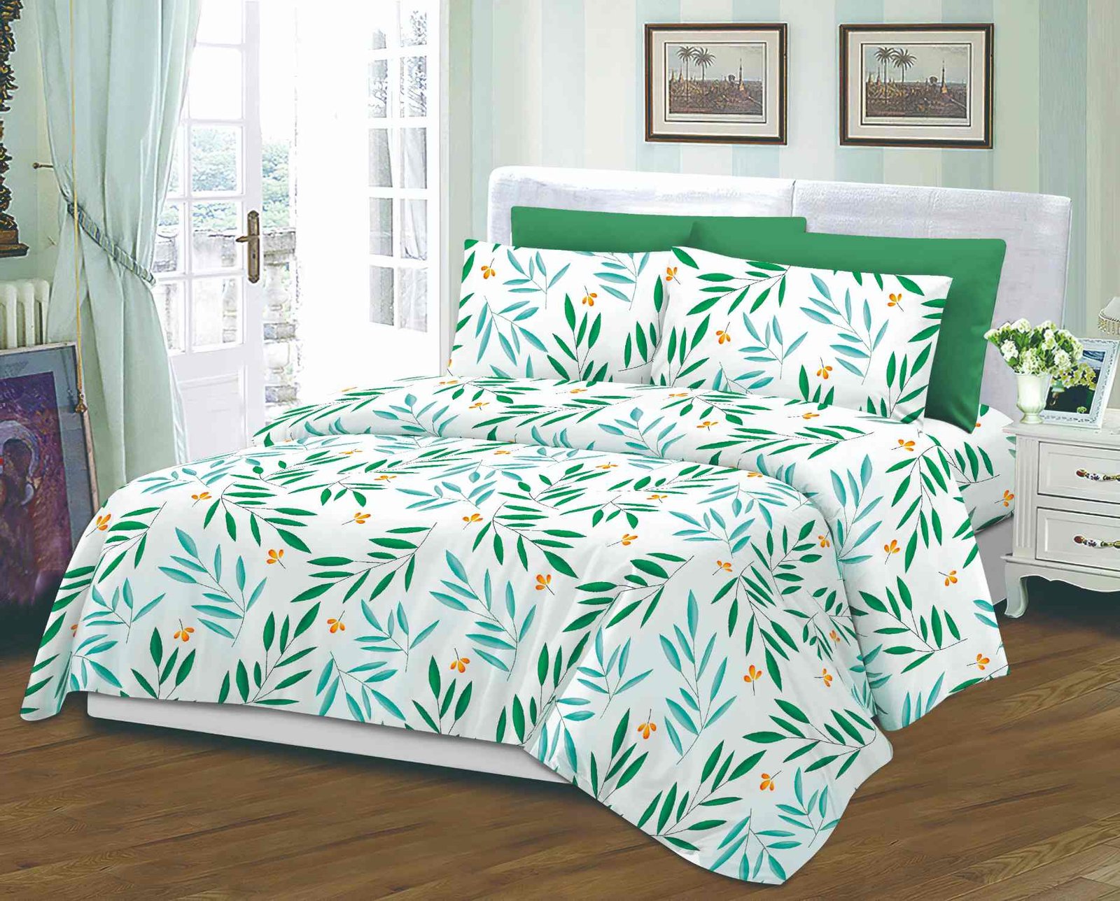 CDSJT-#1312 Παπλωματοθήκη Μονά ΣΕΤ 4 Τεμαχίων