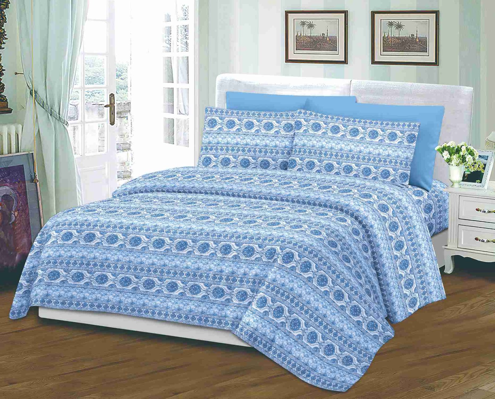 CDSJT-#1262 Παπλωματοθήκη Μονά ΣΕΤ 4 Τεμαχίων