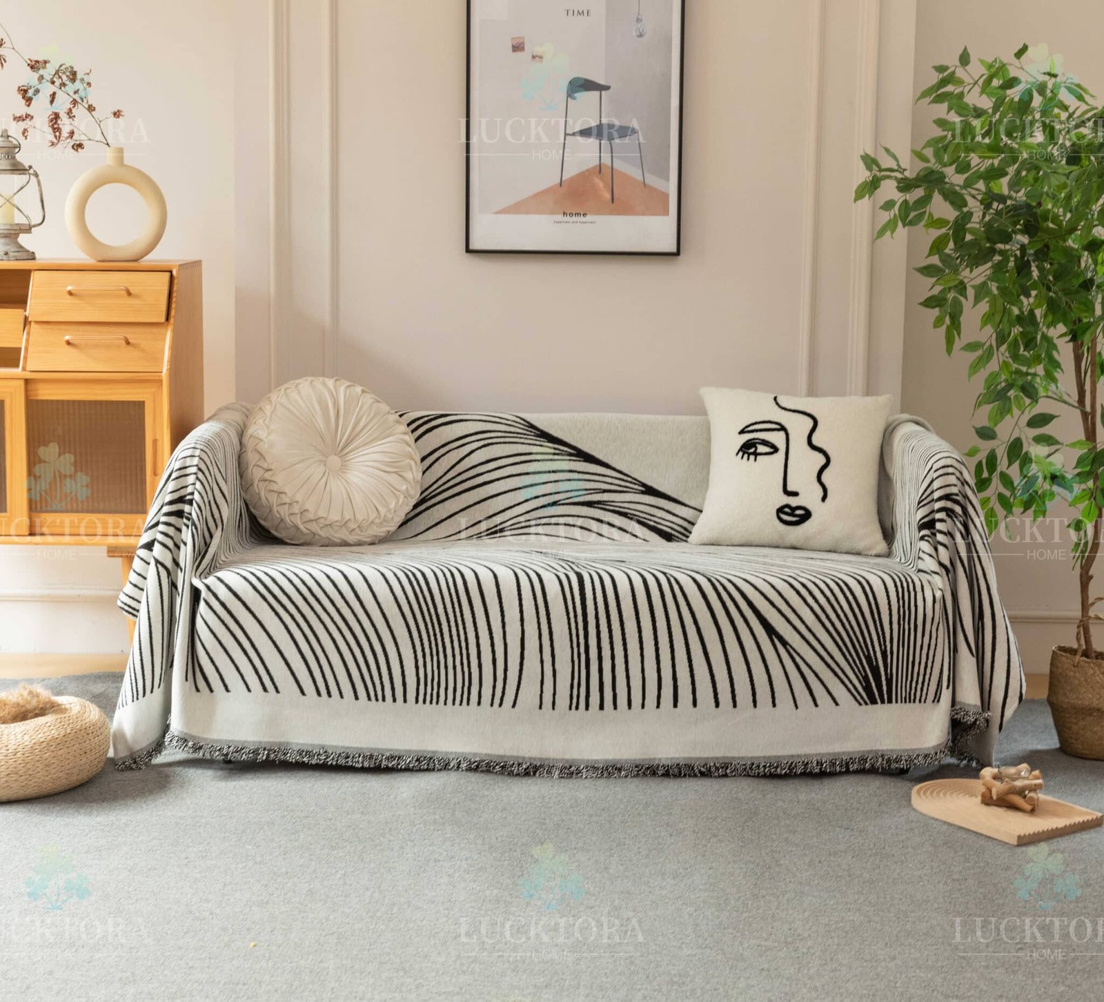 C3-ΡΙΧΤΑΡΙ CHENILLE-180X180CM -12 ΜΑΥΡΟ