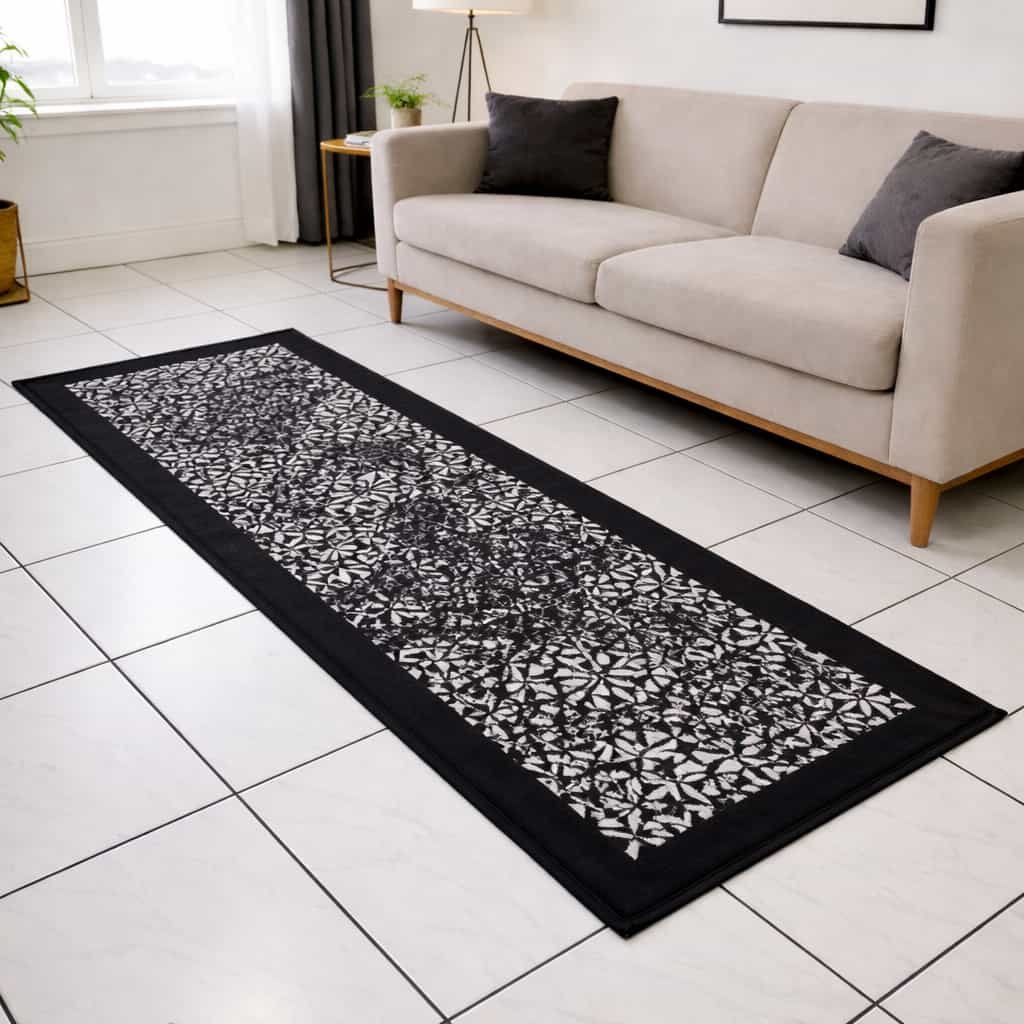 Πατάκι Ζακάρ HX - Μαύρο 50X120CM