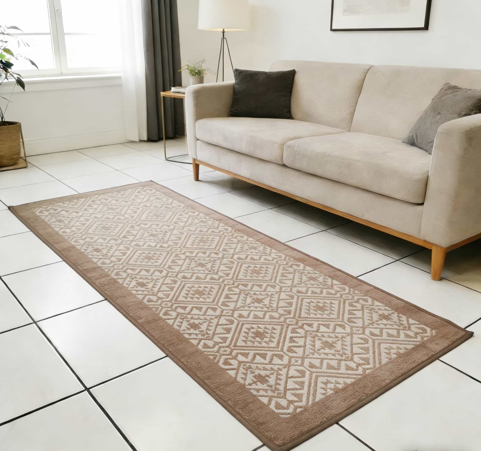 Πατάκι Ζακάρ LZ - Μπέζ 50X120CM