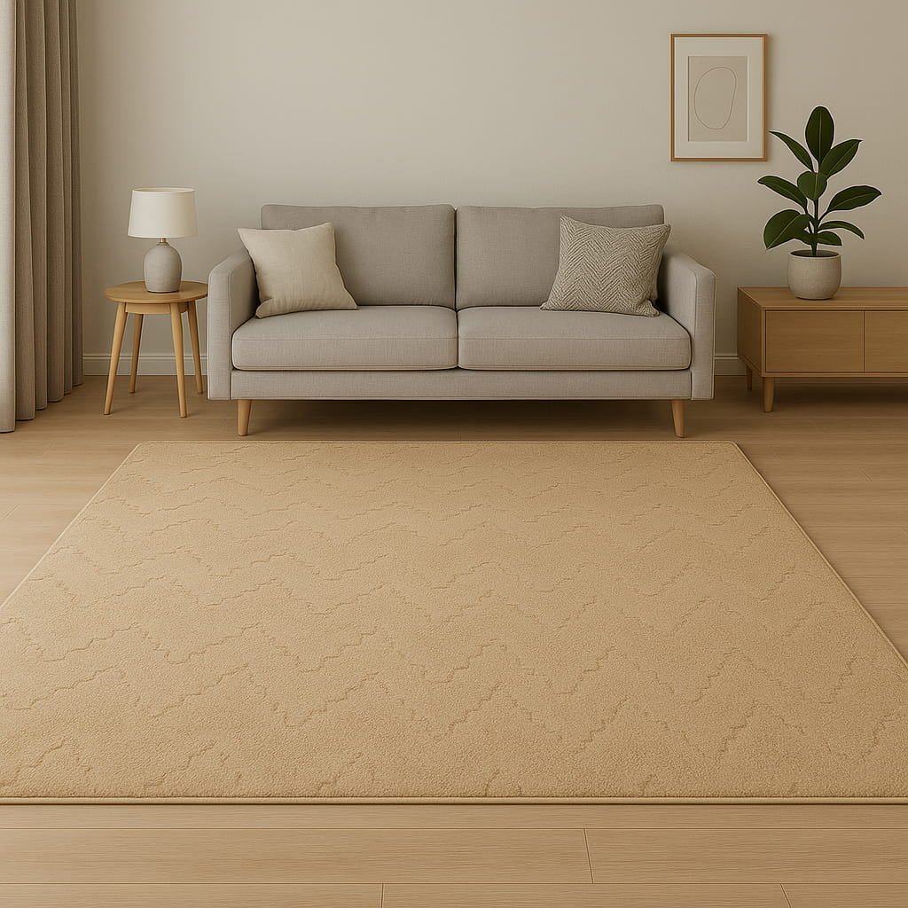 Πατάκι Ύφανση Ζακάρ με Κυματιστό Σχέδιο - 160X230CM -13