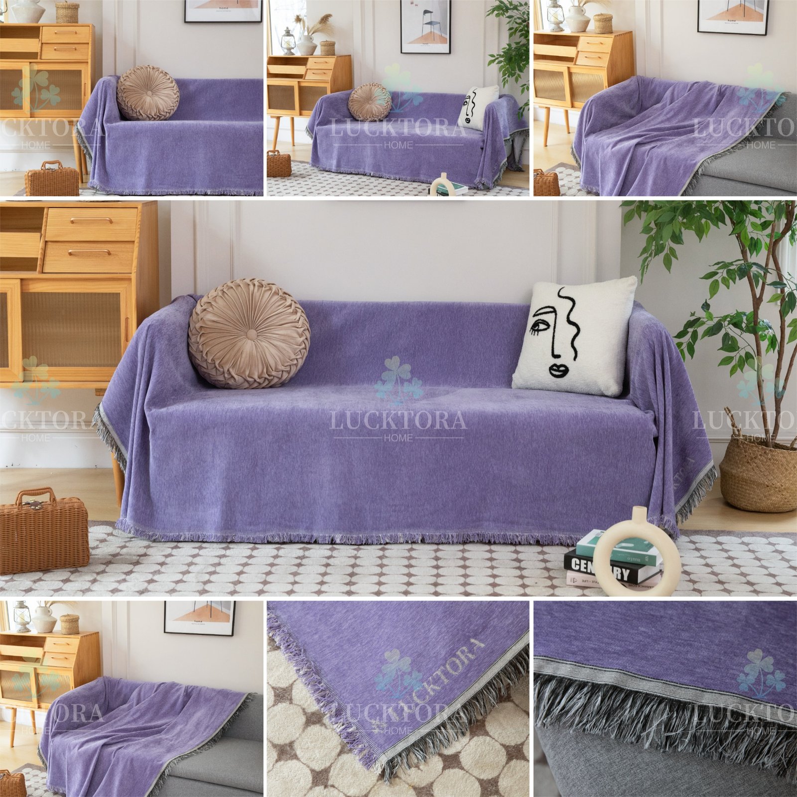 C12 ΡΙΧΤΑΡΙ CHENILLE-180Χ280CM-Μονόχρωμο -6 ΜΟΒ