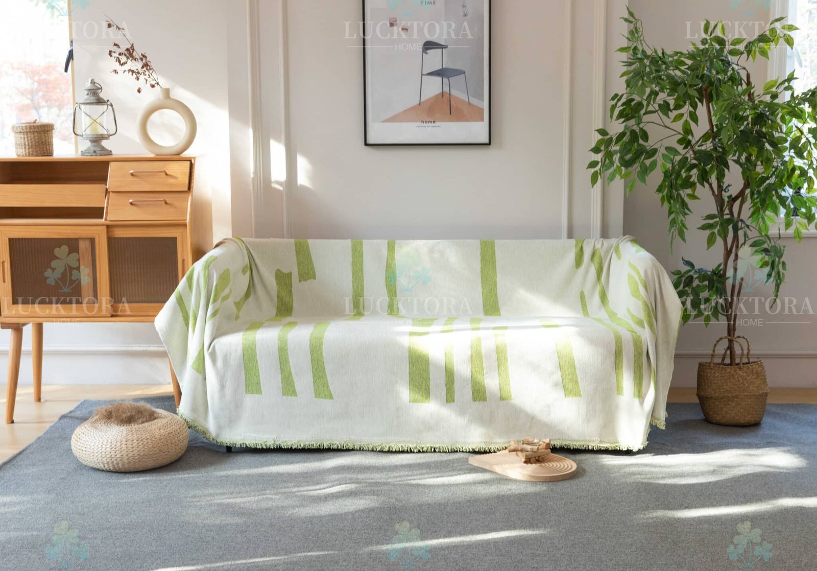 C5-ΡΙΧΤΑΡΙ CHENILLE-180X180CM -5 ΠΡΑΣΙΝΟ