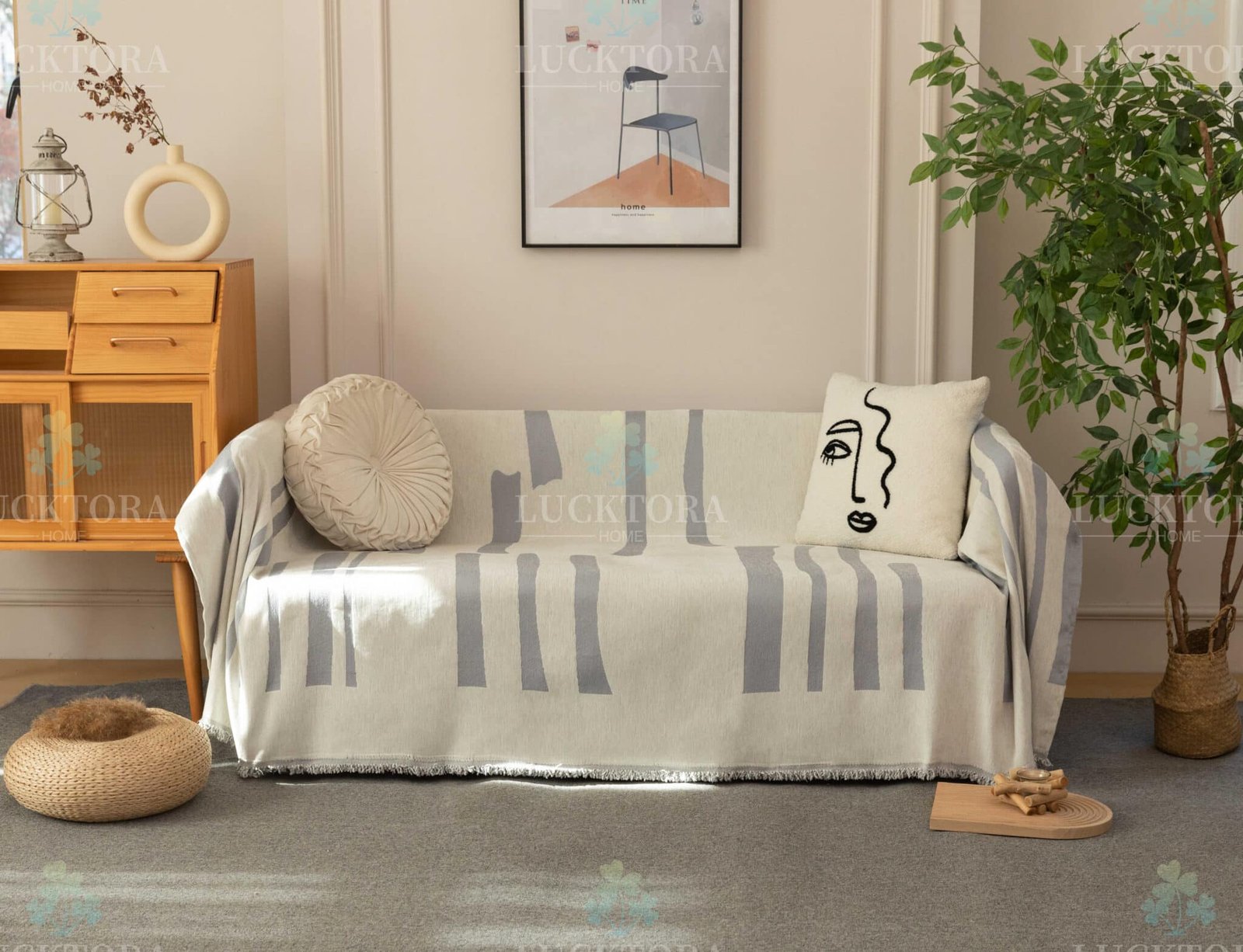 C5-ΡΙΧΤΑΡΙ CHENILLE-180X180CM -11 ΓΚΡΙ