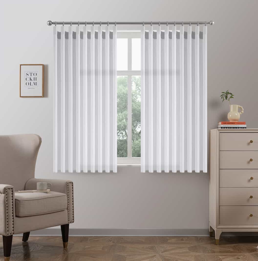 K6030-1 Λευκό- Με Τρέσα -200x150CΜ