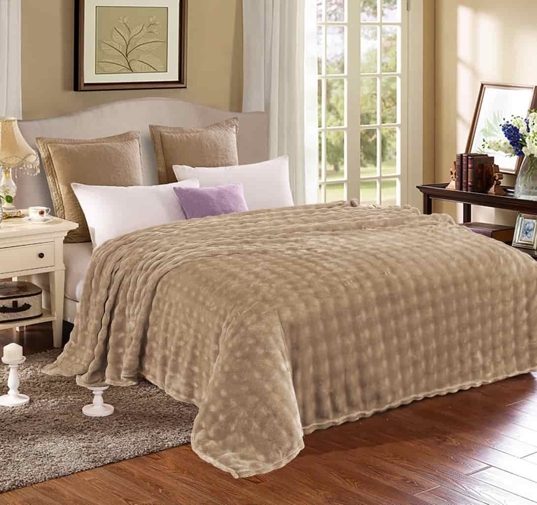 Κουβέρτα Fleece-Καρό -6 160X220CM