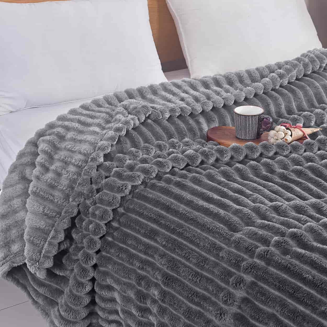 Κουβέρτα Fleece-Ριγέ -5 220X240CM