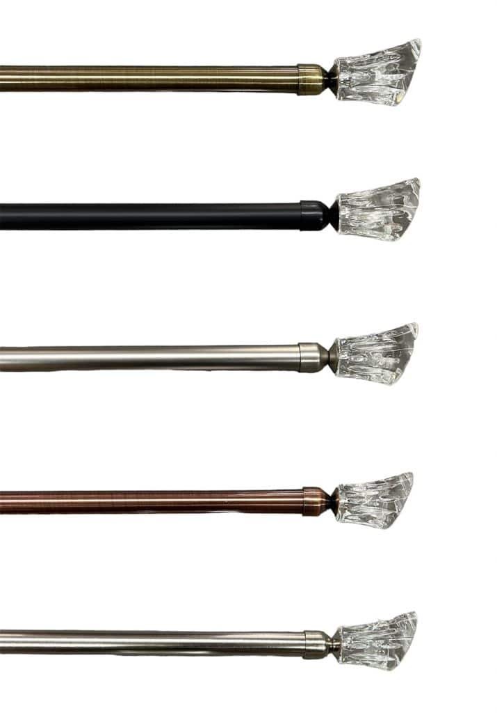 Κουρτινόξυλο Φ19mm Μονό 120-210cm - SJSB ΧΡΥΣΟ