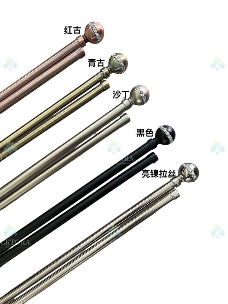 Κουρτινόξυλο Φ28mm Δυπλό 120-210cm - YQSZ ΑΣΗΜΙ