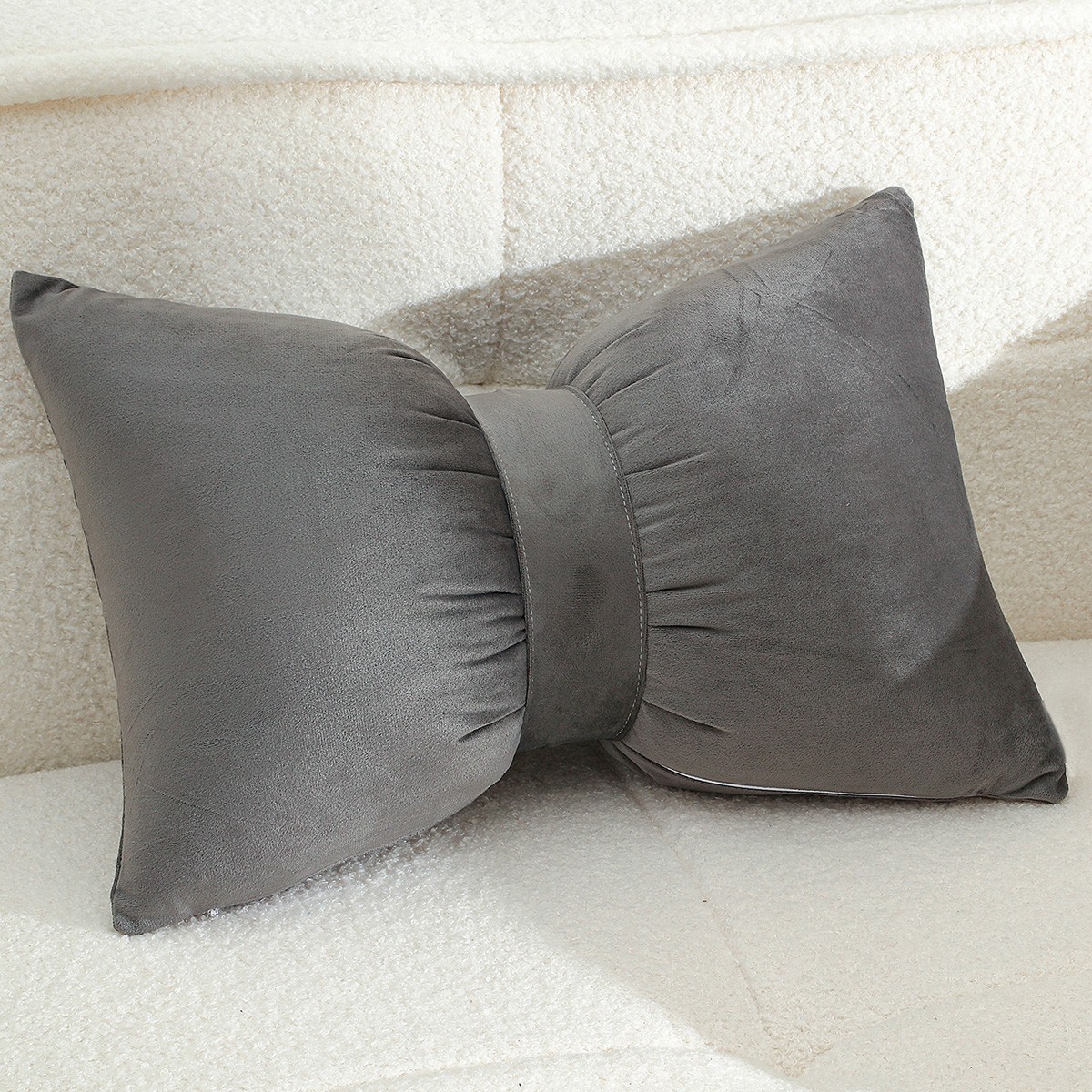 Διακοσμητικο Μαξιλαρι Bow Grey (50Χ35) Melinen