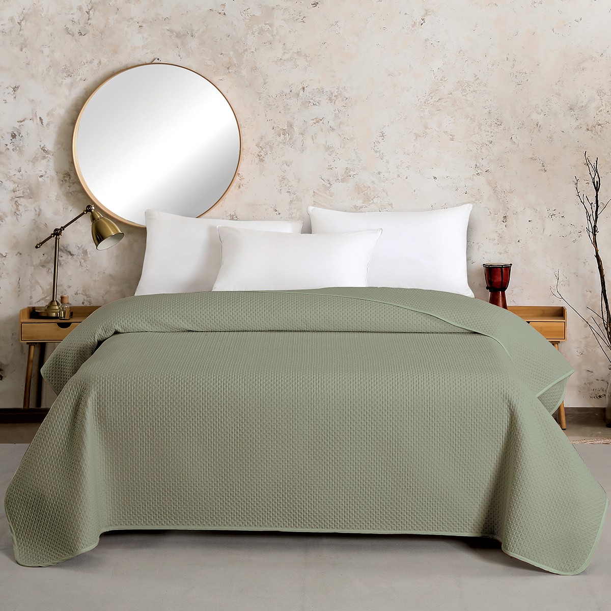 ΚΟΥΒΕΡΛΙ KING SIZE ZARA SAGE (260Χ240)