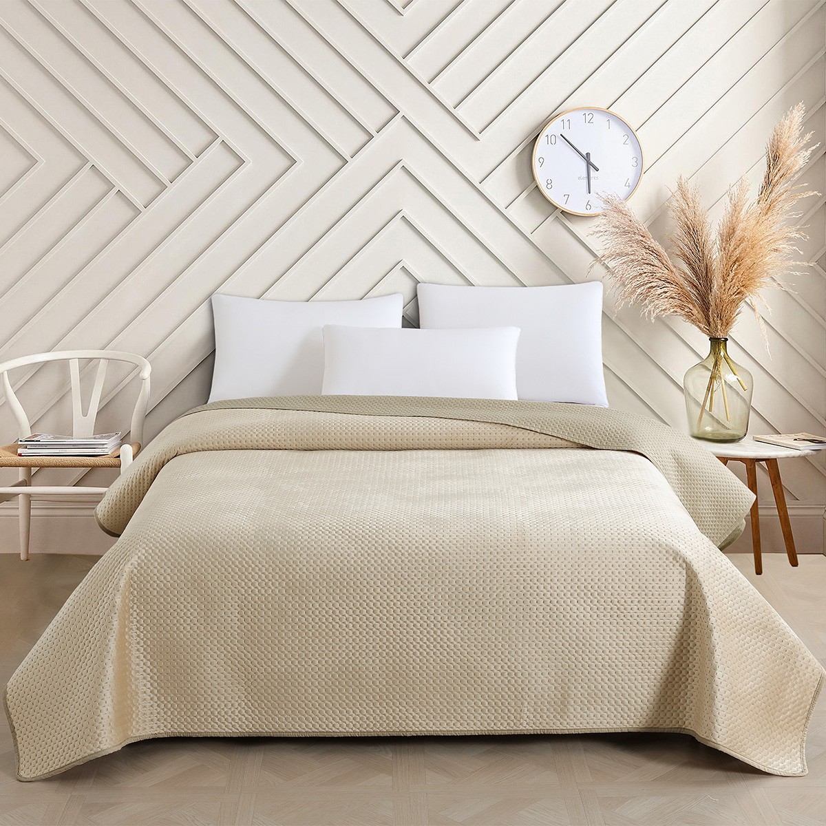 ΚΟΥΒΕΡΛΙ ΜΟΝΟ OMNIA GREIGE (160Χ240)