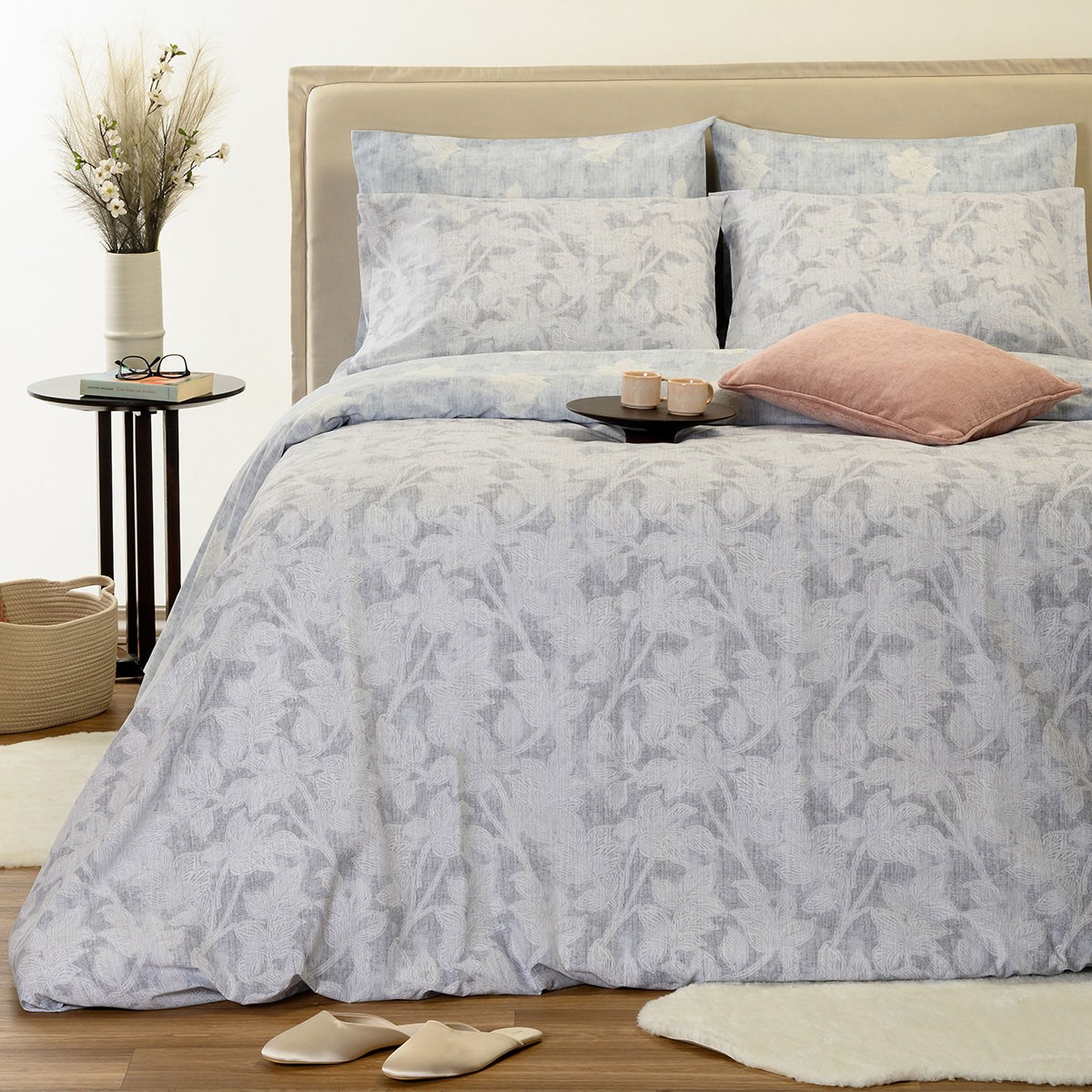 ΠΑΠΛΩΜΑΤΟΘΗΚΗ ΜΟΝΗ PALOMA GREY CASUAL LINE (165X245)