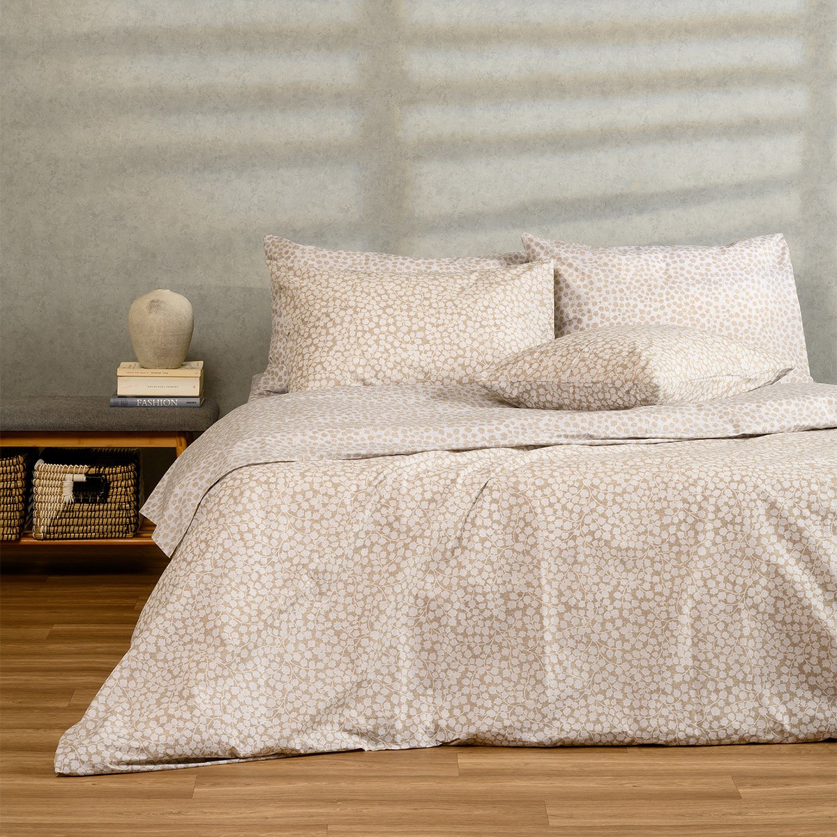 ΠΑΠΛΩΜΑΤΟΘΗΚΗ ΥΠΕΡΔΙΠΛΗ OLGA BEIGE ULTRA LINE (225X245)