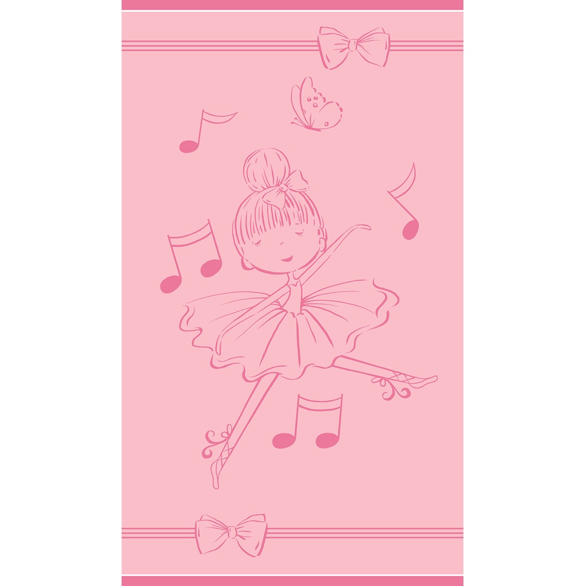 ΠΑΙΔΙΚΗ ΠΕΤΣΕΤΑ ΘΑΛΑΣΣΗΣ DANCING PINK (70Χ120)