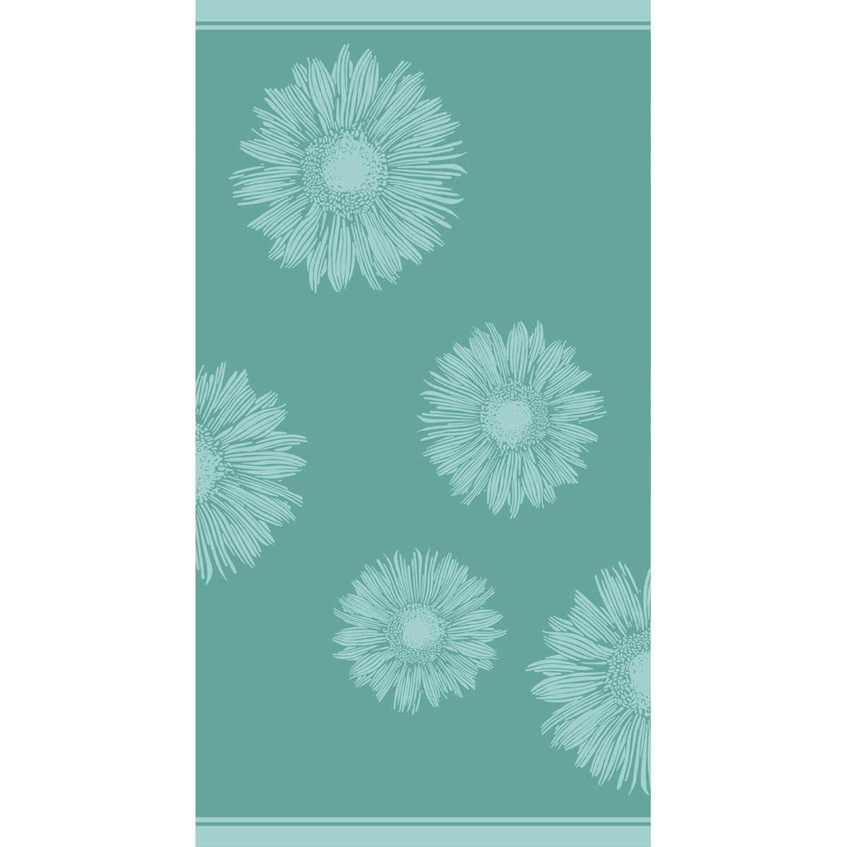 ΠΕΤΣΕΤΑ ΘΑΛΑΣΣΗΣ FLOWER AQUA (86Χ160)